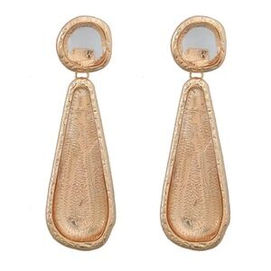 Gold Drop Dangle Earrings